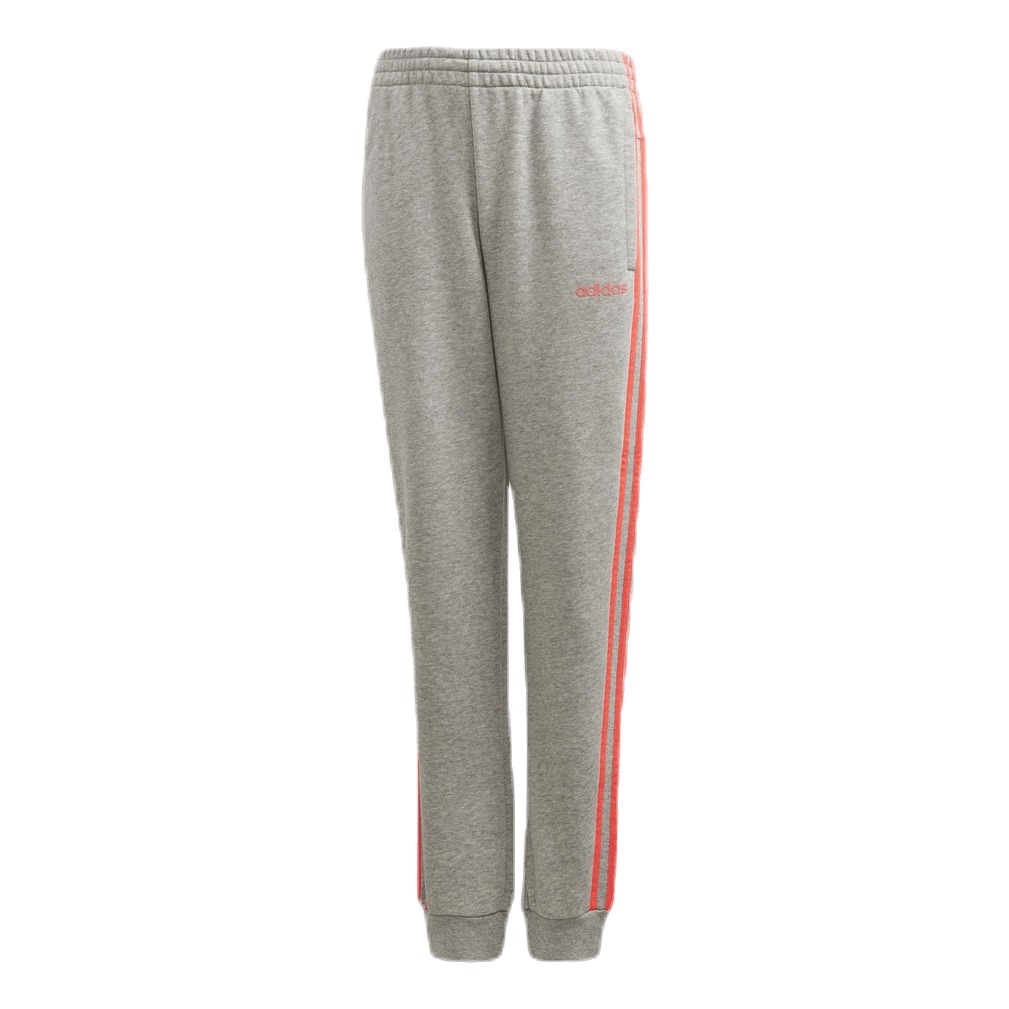 ADIDAS 3 Stripe Girls Pants Pink/Grey