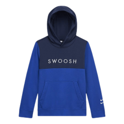 Nike Swoosh Hoodie Jr Blue