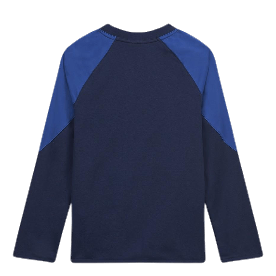 Nike Mixed Material Crew Jr Blue - Image 2