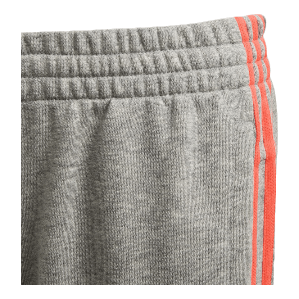 ADIDAS 3 Stripe Girls Pants Pink/Grey - Image 3