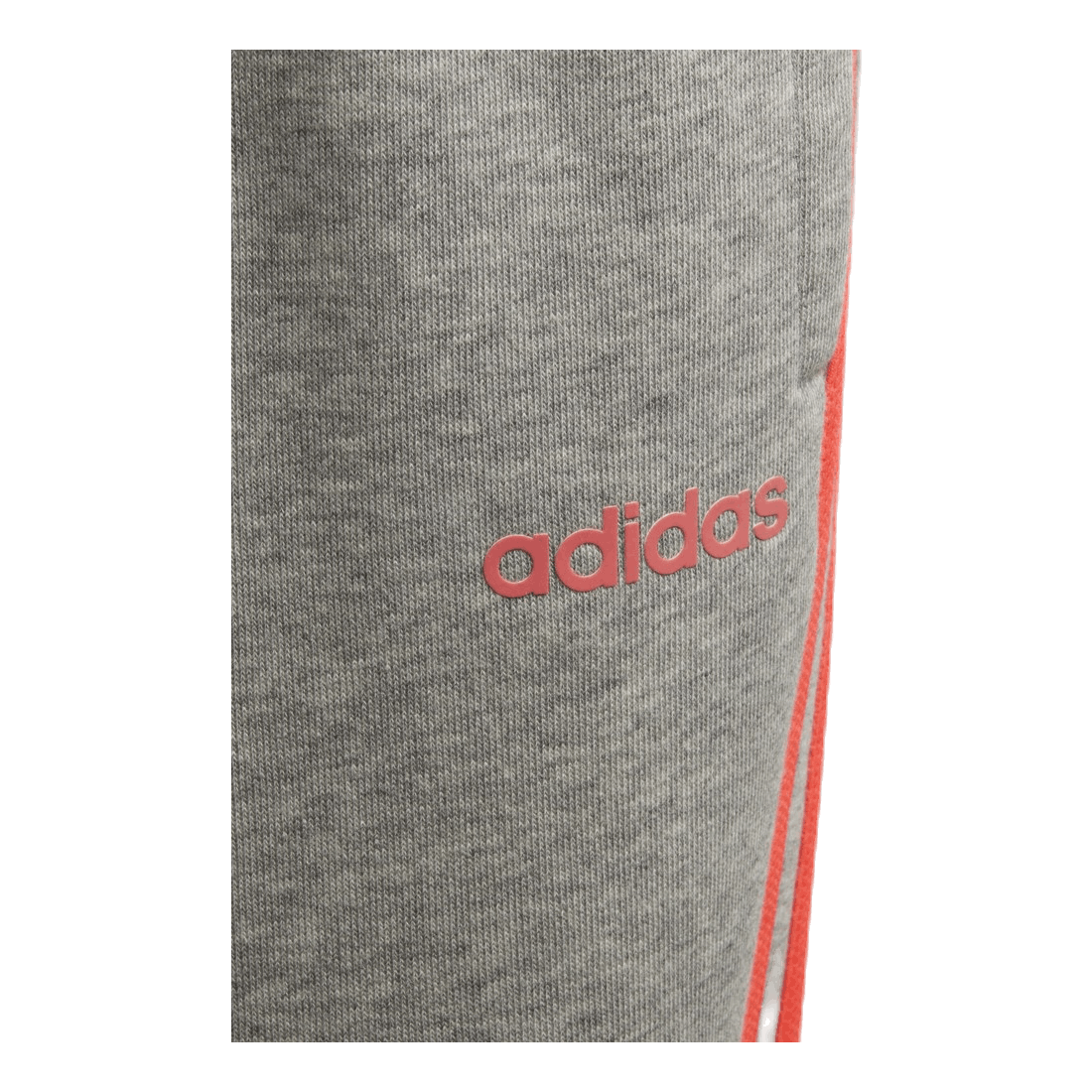 ADIDAS 3 Stripe Girls Pants Pink/Grey - Image 4