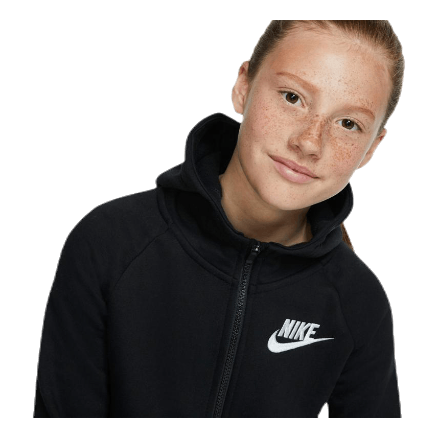 Nike PE Zip Hoodie Jr Black - Image 3