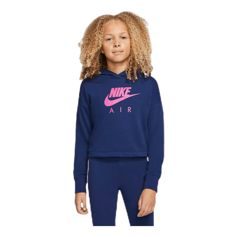 Nike Air Crop Hoodie Jr Blue/Pink