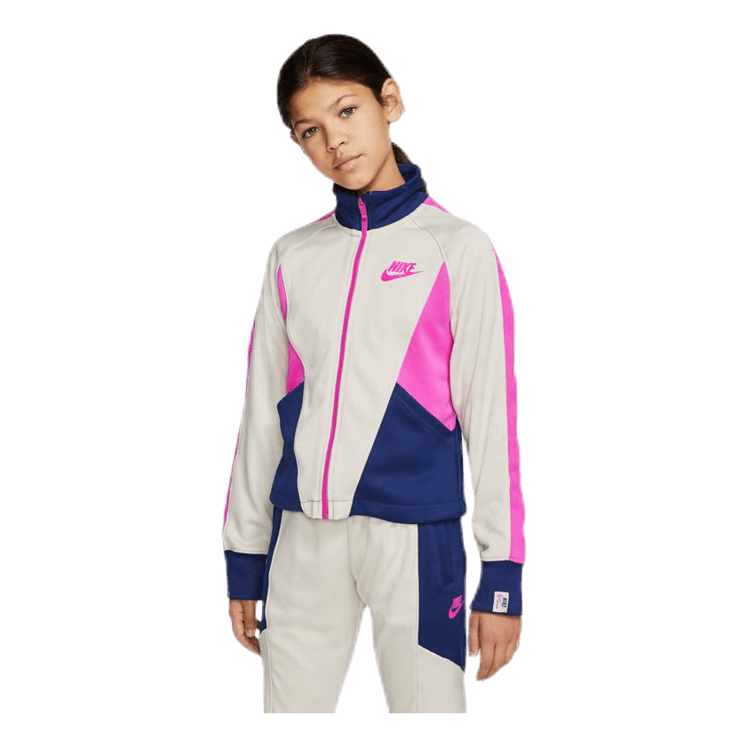 Nike Heritage Front Zip Jr Pink/White