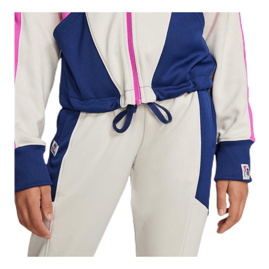Nike Heritage Front Zip Jr Pink/White - Image 3