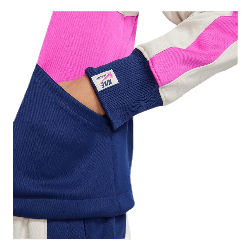 Nike Heritage Front Zip Jr Pink/White - Image 5