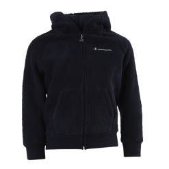 Champion Hooded Full Zip Top Jr Blue