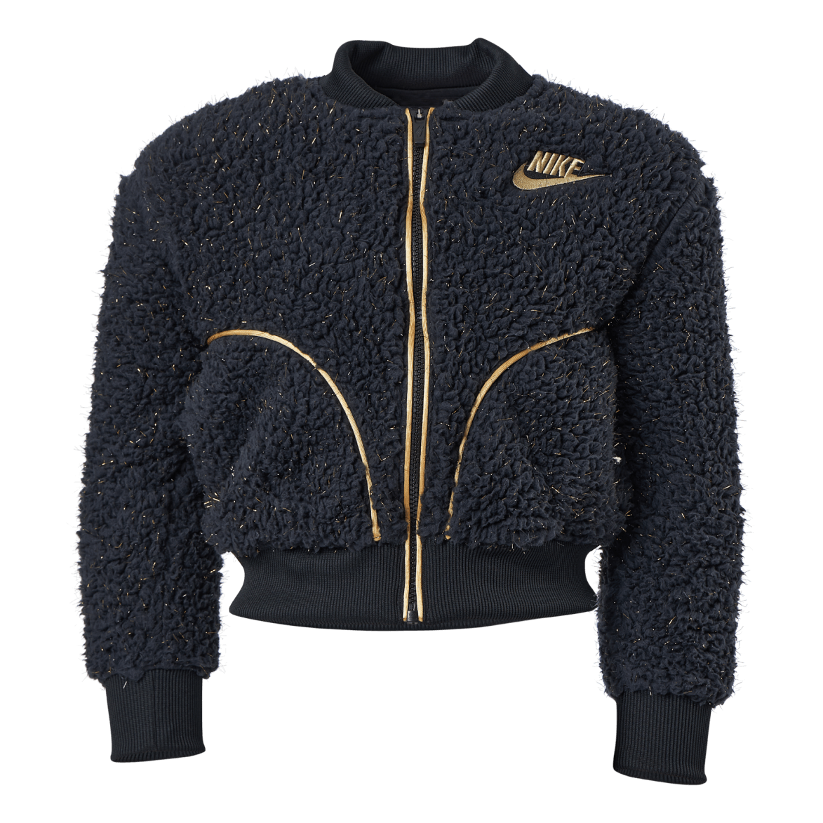 Nike NSW Sherpa Shine Bomber Jr Black