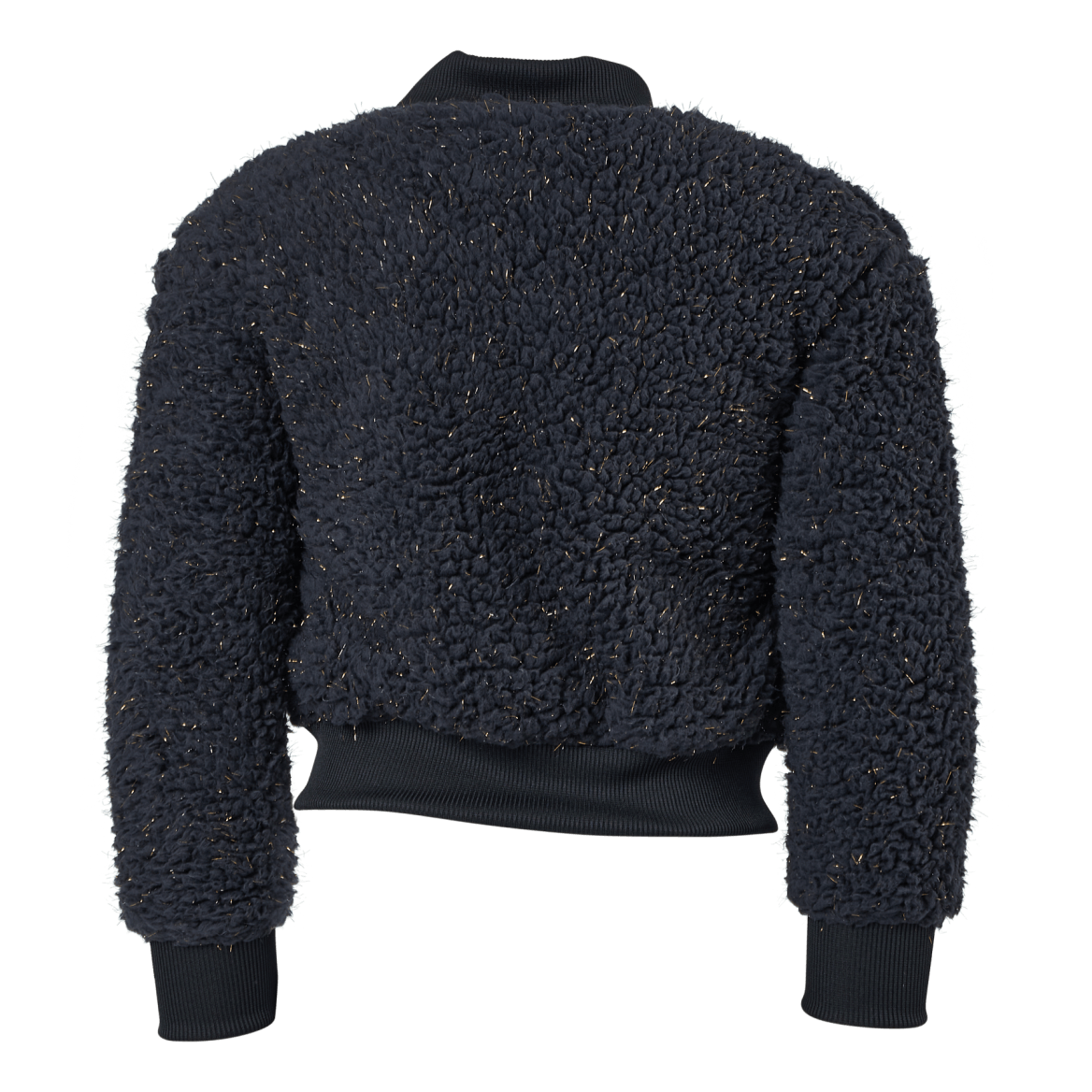 Nike NSW Sherpa Shine Bomber Jr Black - Image 3