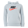 Nike Club Fleece Hoodie Jr Grey/Red