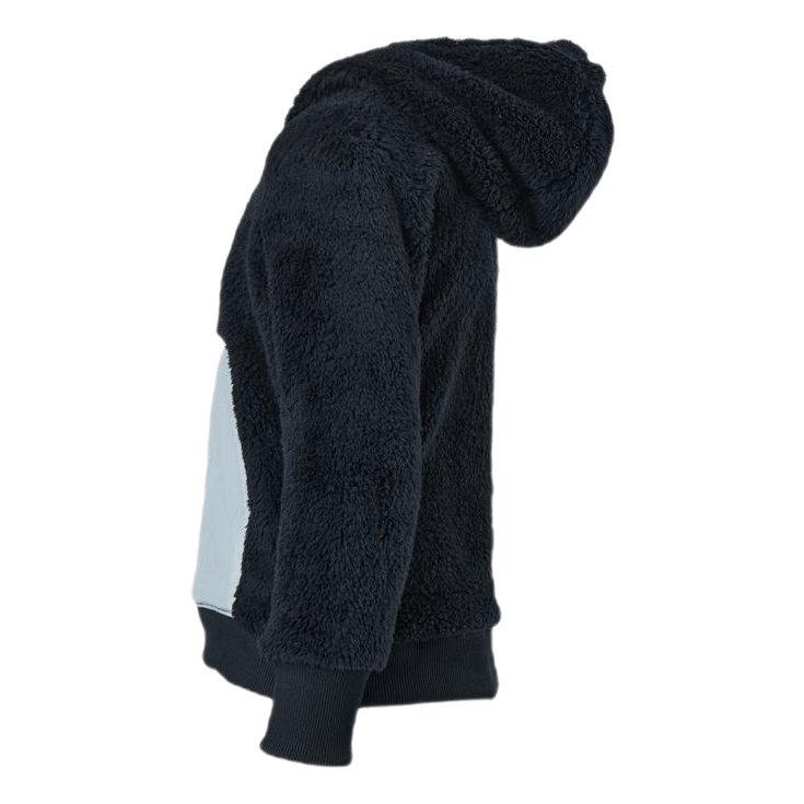 Nike Air Sherpa Half Zip Hoodie Jr Black/Grey - Image 2