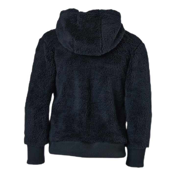 Nike Air Sherpa Half Zip Hoodie Jr Black/Grey - Image 3