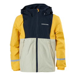 DIDRIKSONS Block Kids Jacket Blue/Yellow