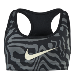 Nike Jr Swoosh AOP Reversible Bra Black