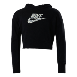 Nike Jr NSW Crop Hoodie Black
