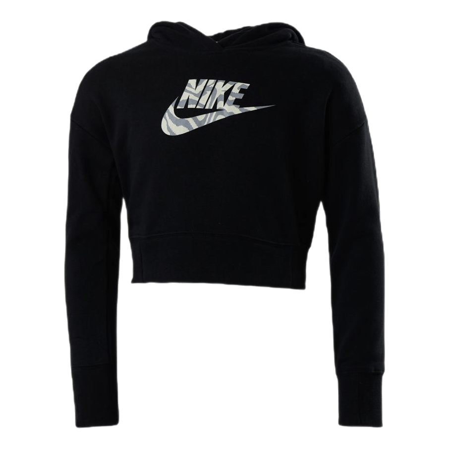 Nike Jr NSW Crop Hoodie Black