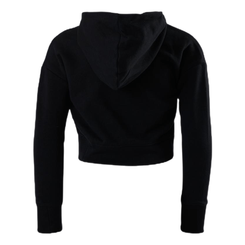 Nike Jr NSW Crop Hoodie Black - Image 3