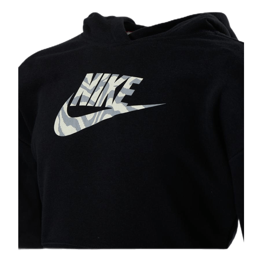 Nike Jr NSW Crop Hoodie Black - Image 4