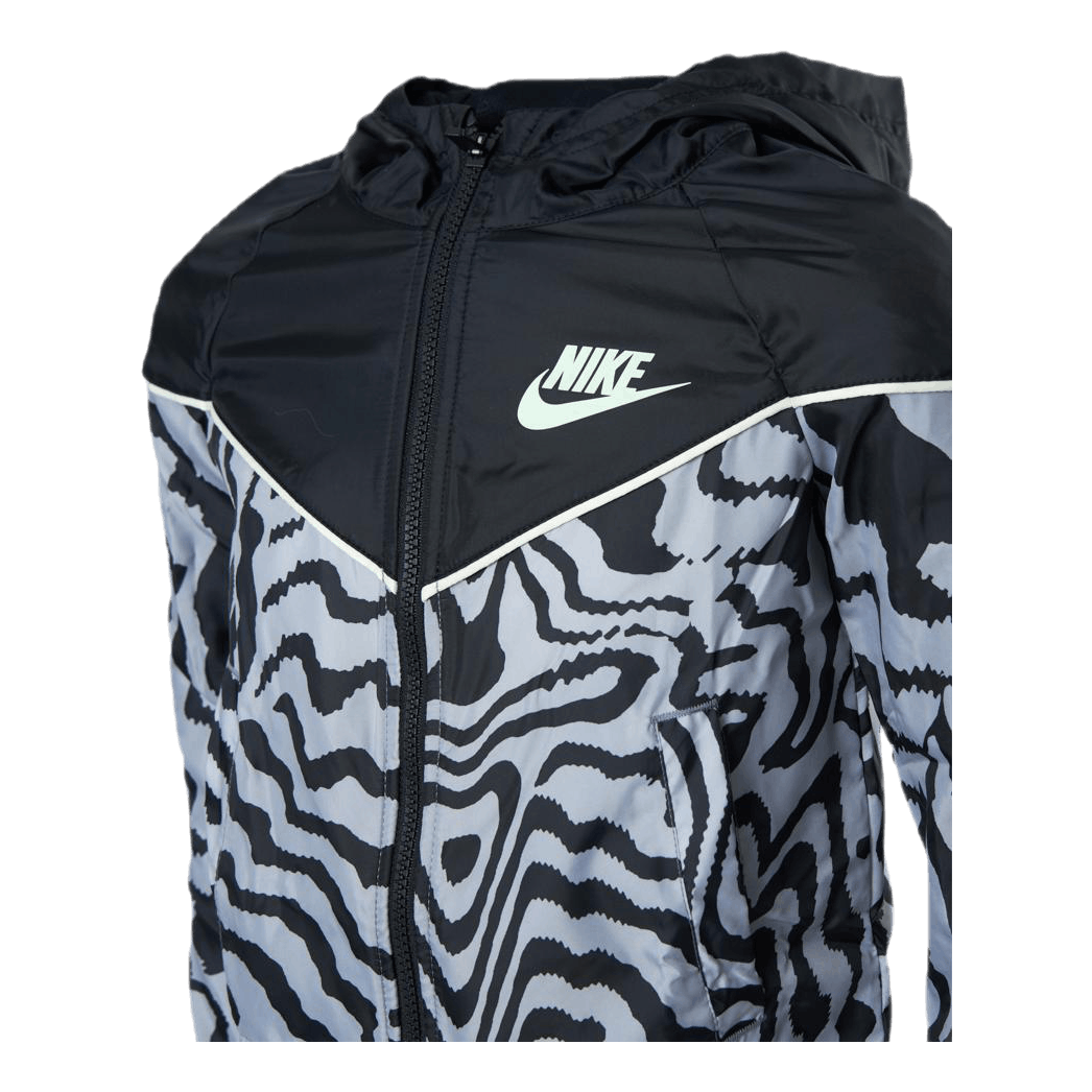 Nike NSW Windrunner AOP Jacket Black - Image 4