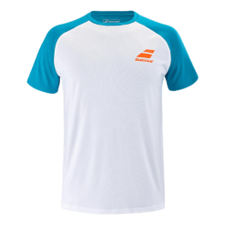 Babolat Play Crew Neck Blue/White