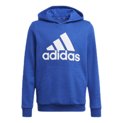 Adidas Boys Essentials Big Logo Hoodie Team Royal Blue / White