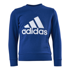 Adidas Boys Essentials Big Logo Sweatshirt Team Royal Blue / White