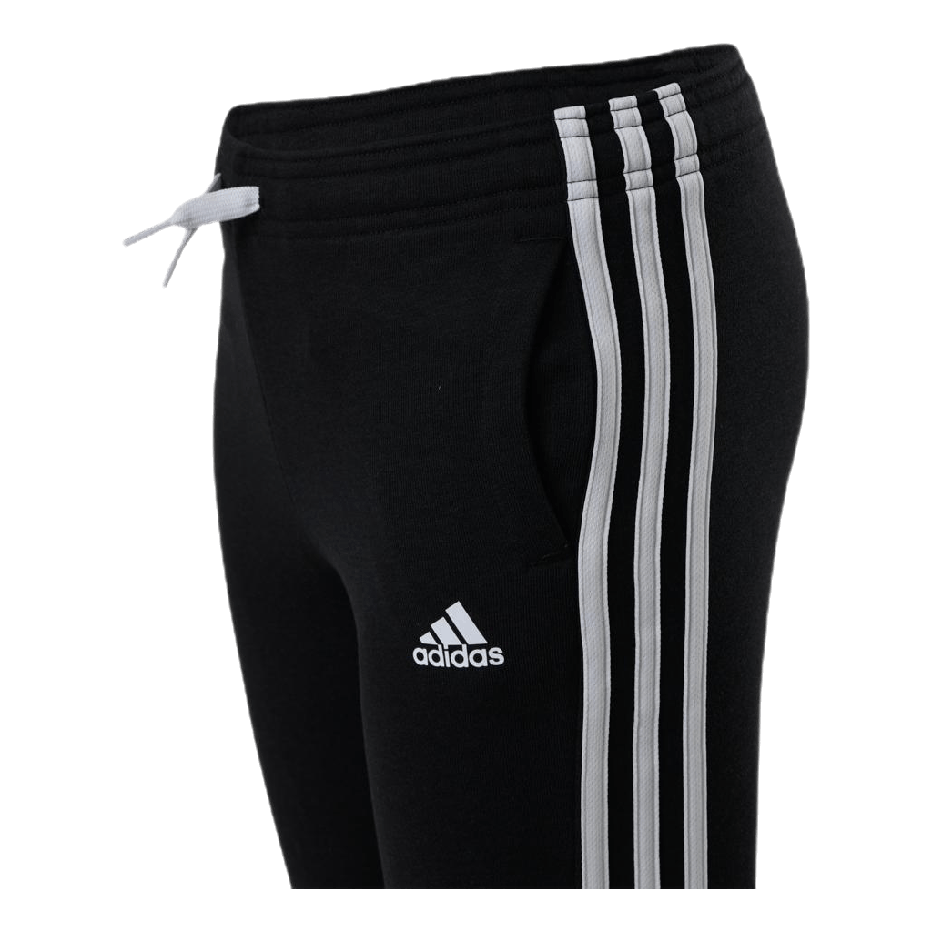 Adidas Girls Essentials 3 Stripes Ft Pant Black / White - Image 4