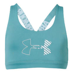 Under Armour Armour HeatGear Graphic Bra Youth Blue