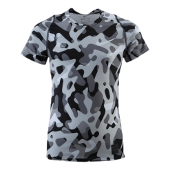 Nike Jr Pro Fitted SS AOP Patterned/Grey