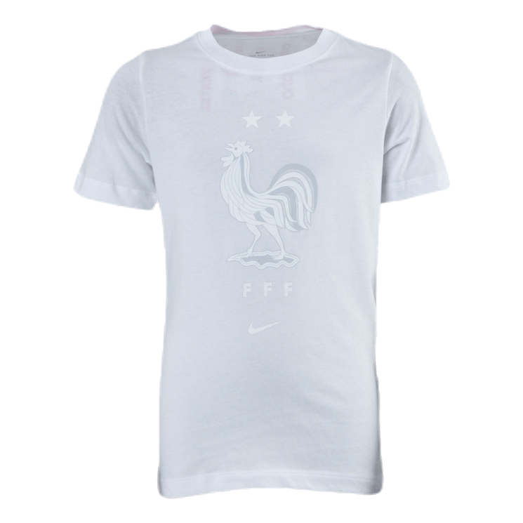 Nike France Tee Evergreen Crest JR White