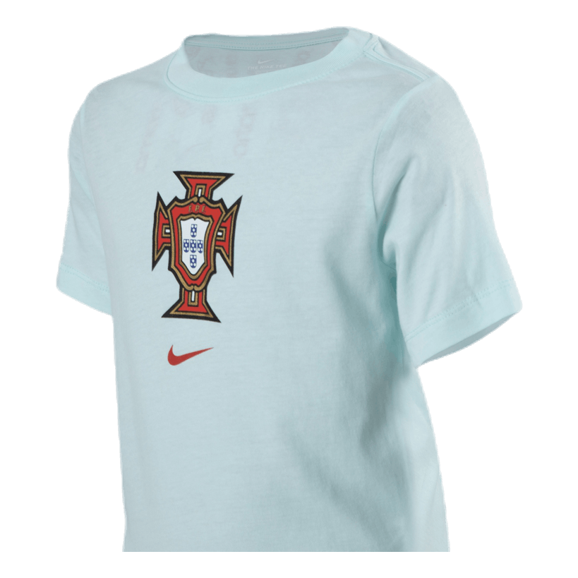 Nike Portugal Tee Evergreen Crest Jr White - Image 4