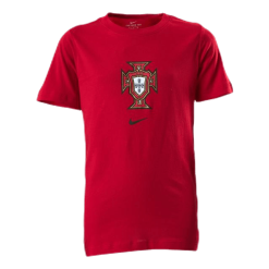 Nike Portugal Tee Evergreen Crest Jr Red