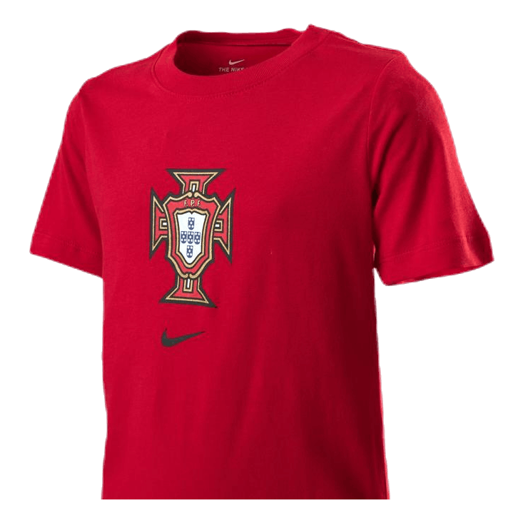 Nike Portugal Tee Evergreen Crest Jr Red - Image 4