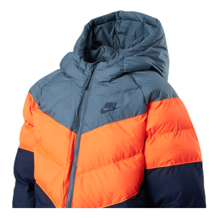 Nike Jr NSW Stadium Jacket Orange/Blue - Image 7