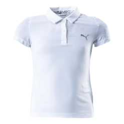 PUMA Golf Girls Essential Polo White