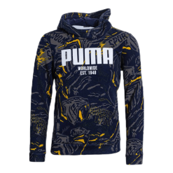 Puma Alpha AOP Hoody Jr Blue
