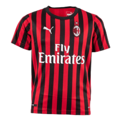 Puma ACM Home Shirt Replica SS Kids With Logo Black/Red