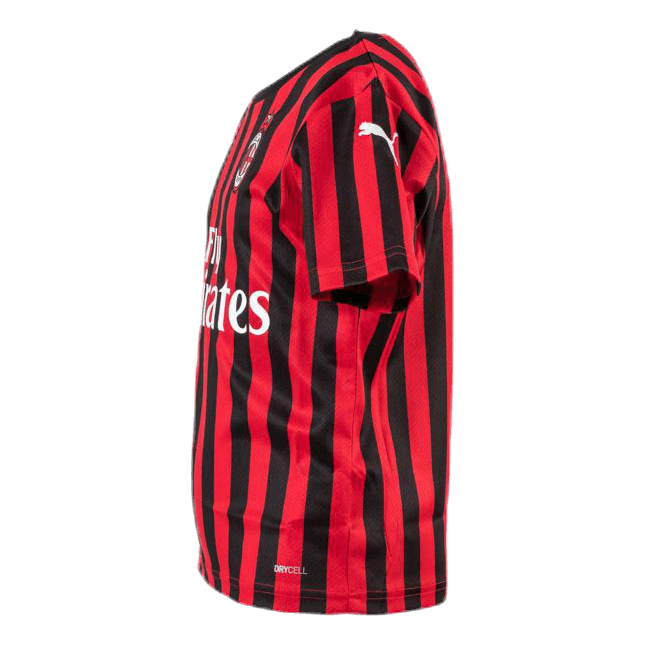 Puma ACM Home Shirt Replica SS Kids With Logo Black/Red - Image 3