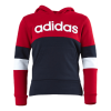 ADIDAS Linear CB Hoodie Jr Blue/Red