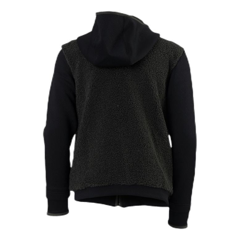 ADIDAS Legend Winter Fleece Full Zip Jr Black/Green - Image 3