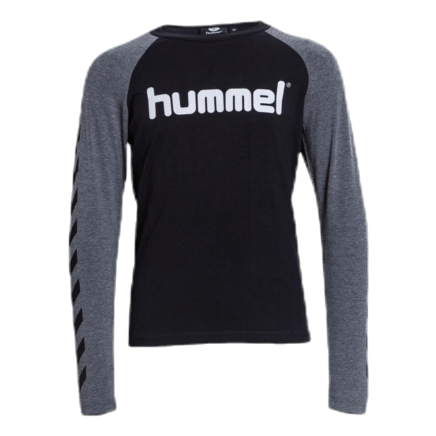Hummel Boys T-Shirt LS Black/Grey