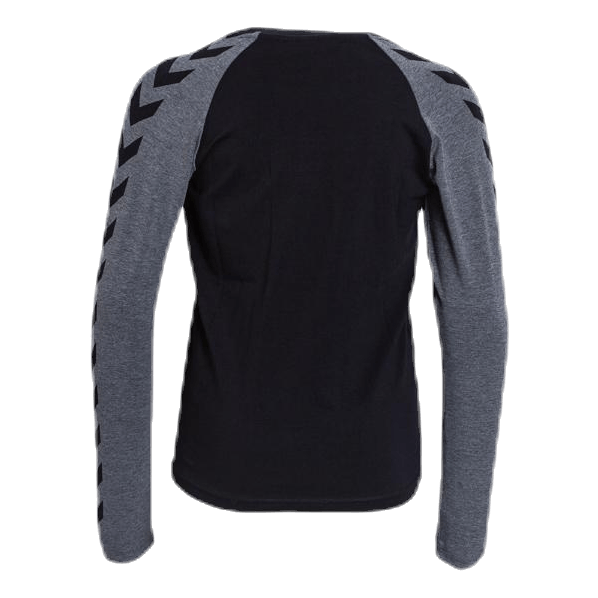 Hummel Boys T-Shirt LS Black/Grey - Image 3