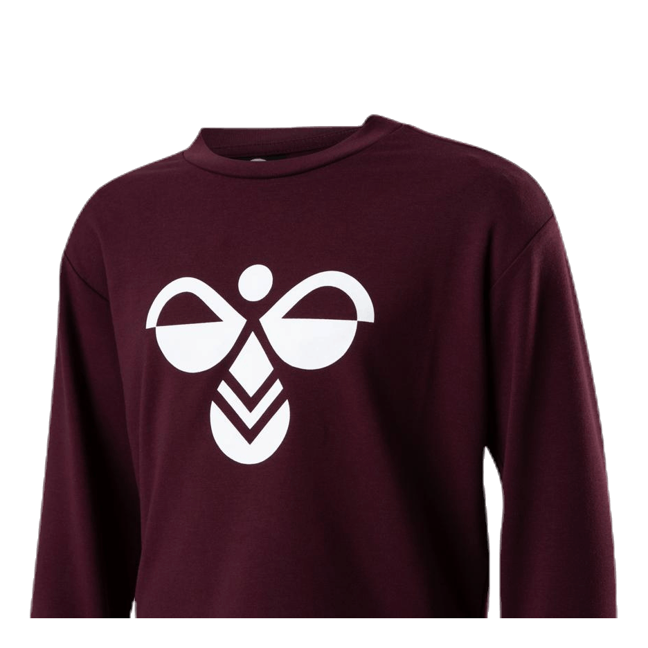 Hummel Cinco Jr Sweatshirt Red - Image 4