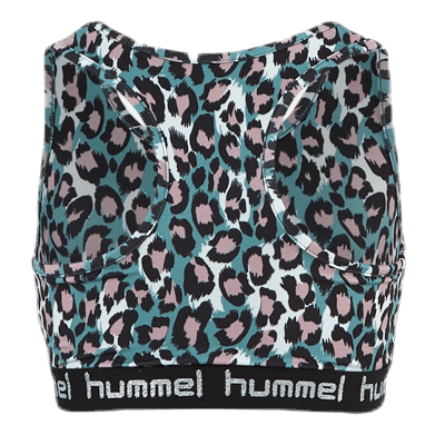 Hummel Jr Mimmi Sports Top Pink/Turquoise - Image 3