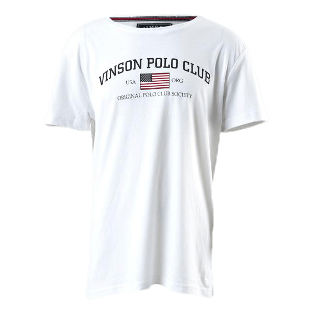 Vinson Polo Club Henley Jr White
