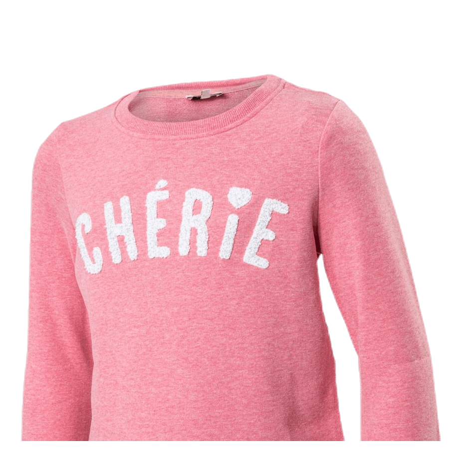 Kids ONLY Peyton L/S O-Neck Swt Pink - Image 4