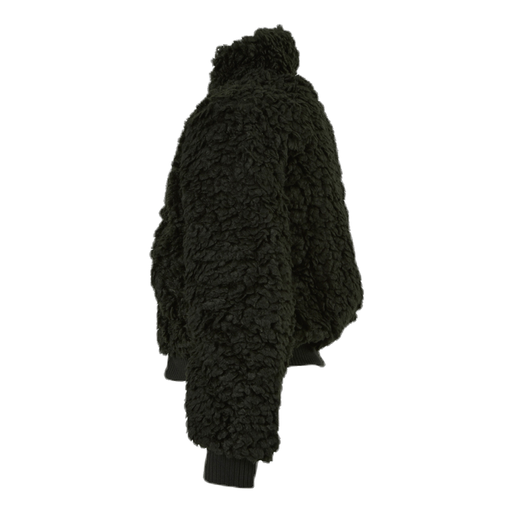 Kids ONLY Ellie Sherpa Bomber Green - Image 2