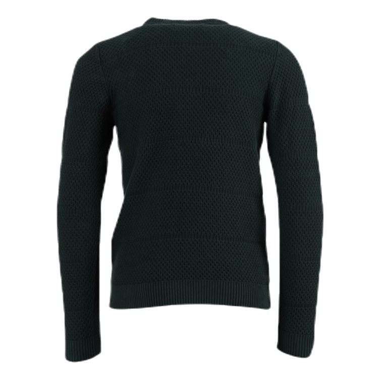 Jack & Jones Snow Knit Crew Neck Jr Blue - Image 3