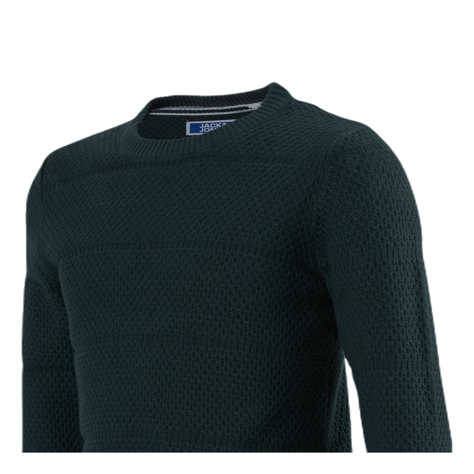 Jack & Jones Snow Knit Crew Neck Jr Blue - Image 4