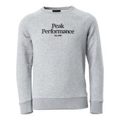 Peak Performance Jr Original Crew Med Grey Melange